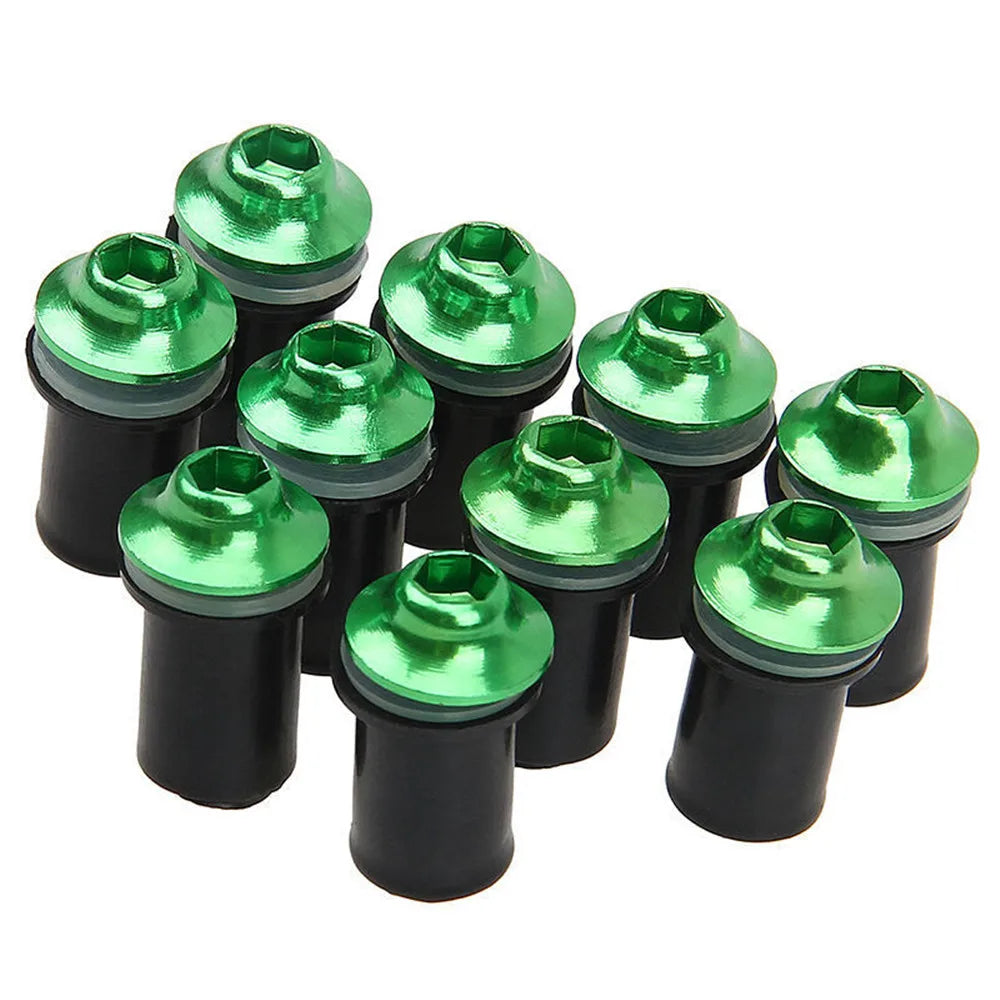 Lot de vis colorées de fixation pour pare-brise moto - vue 12