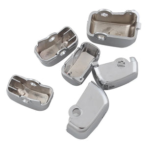 Caches de commodo chromés pour Harley Sportster Dyna - vue 3