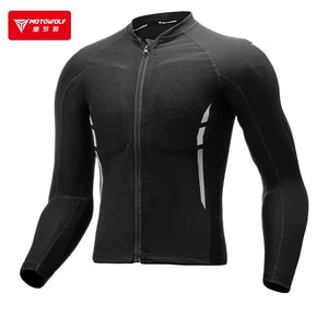 Blouson moto MOTOWOLF respirant avec armure - vue - vue 8