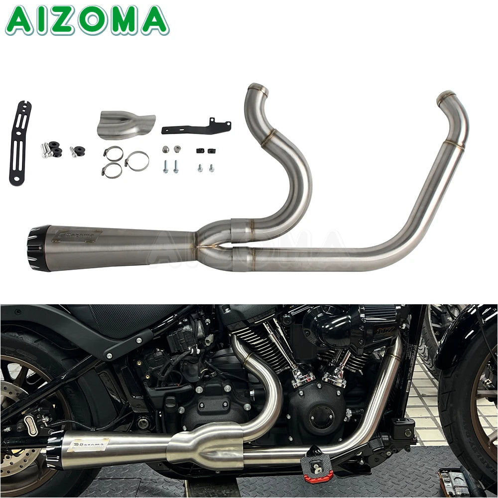 Système d'échappement pour Harley-Davidson Softail Low Rider ST FXLRST EI Diablo FXRST 117 2022 2023-24 – photo 15/20
