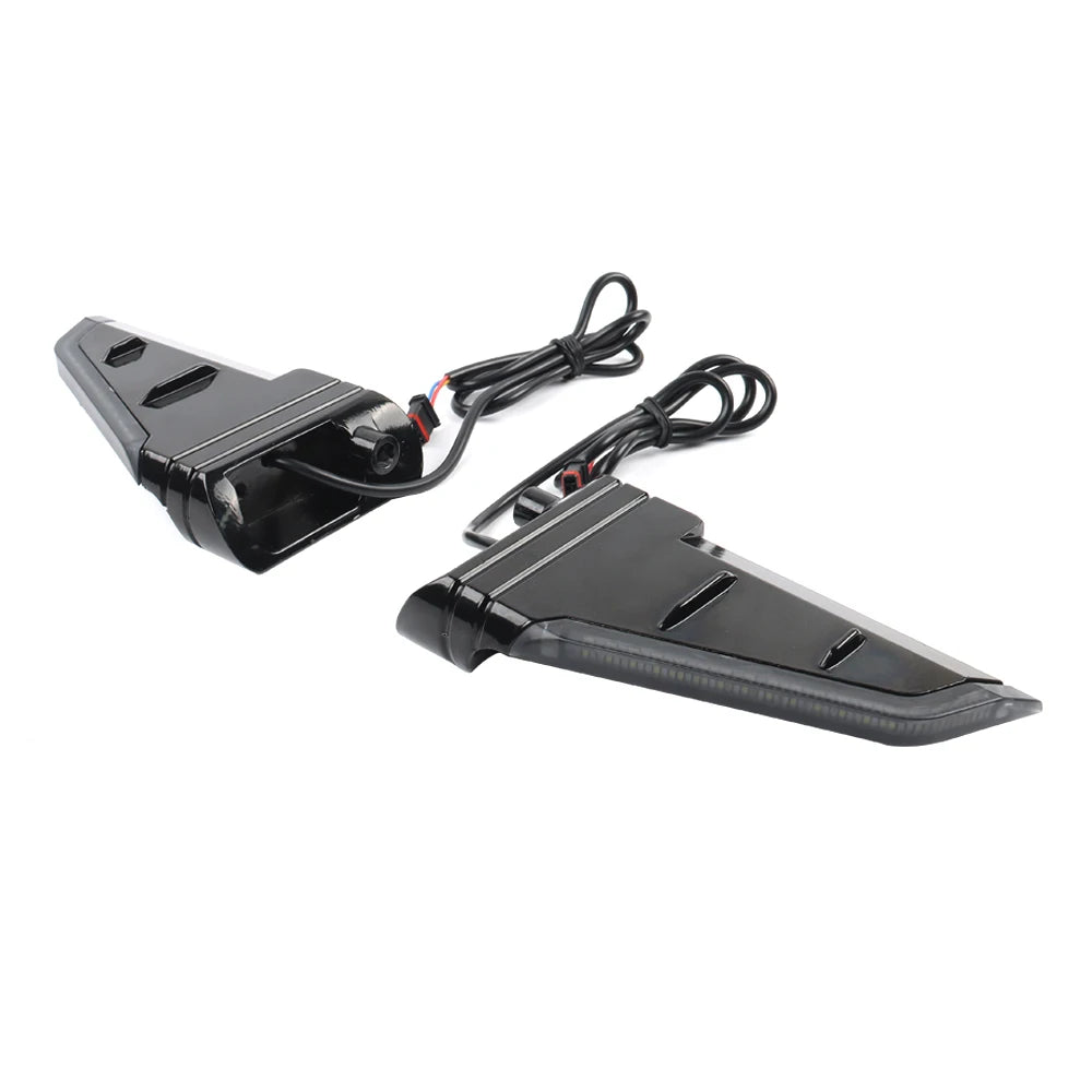 Clignotants latéraux LED à défilement, double intensité, noir - Harley-Davidson Road Glide 2015-2023 – photo 6/6