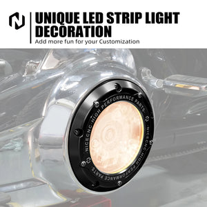 Cache d'Embrayage (Derby Cover) avec Bandeau LED Intégré - Harley-Davidson Street Glide, Road Glide, Road King, Freewheeler 2016-2023 – photo 4/8