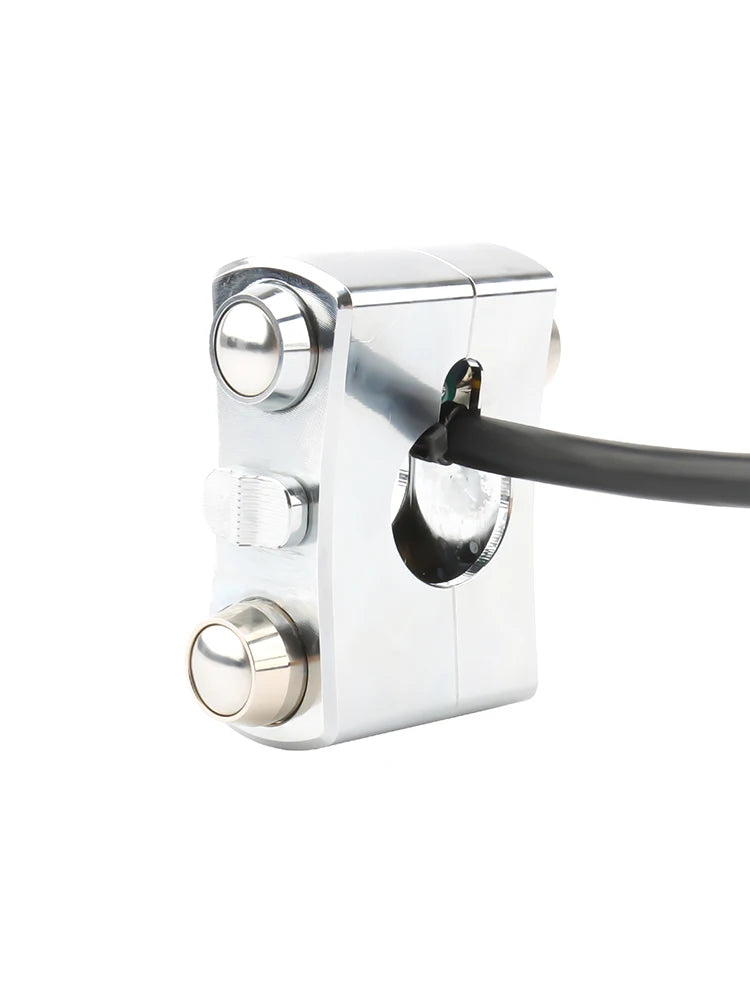 Commodo de guidon aluminium pour Harley Sportster - vue 7