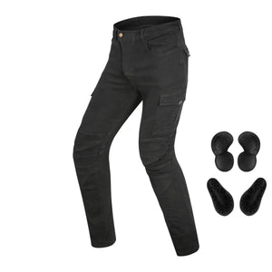 Pantalon moto homme anti-chute façon jean - vue 26