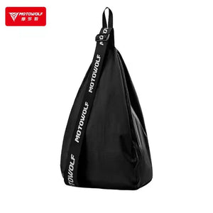 Sac à dos porte-casque vert armée pour moto - vue 10
