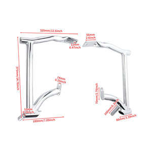 Pare-Sacoches Crash Bar Arrière pour Harley Touring 2009-2025 - vue 6