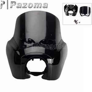 Carénage de phare avec pare-brise pour moto Harley Softail - vue 9