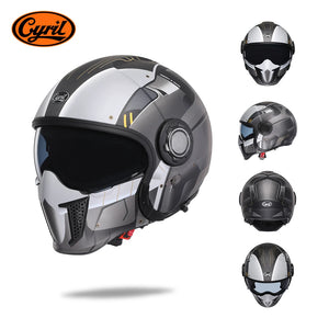 Casque moto modulable homme, vue de trois quarts - vue 7
