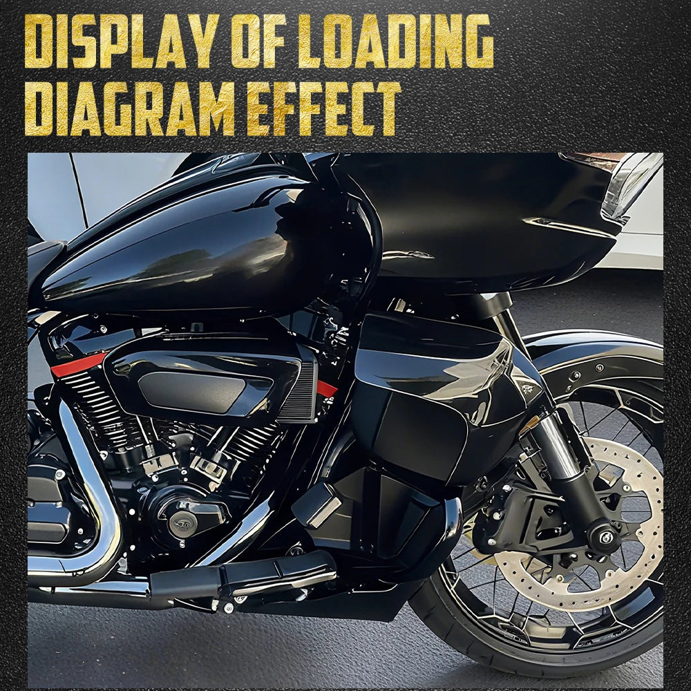 Kit Bas de Carénage + Crash Bar Moteur et Supports - Harley-Davidson Touring CVO Road Glide 2023-2025, FLHX 2024 et plus – photo 2/9