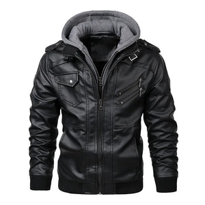 Blouson moto rétro à bandes réfléchissantes - vue - vue 5