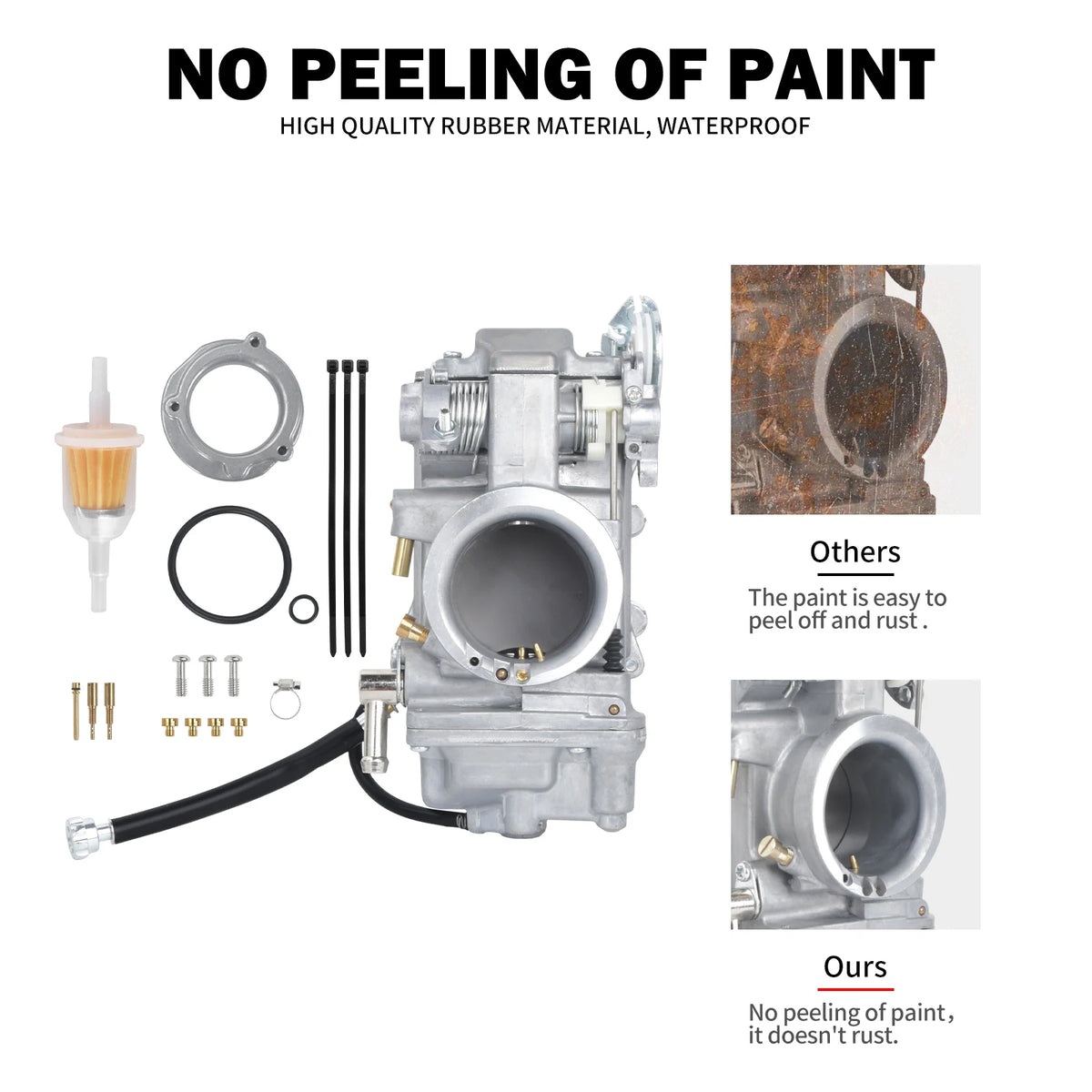 Carburateur en aluminium pour moteur Harley-Davidson Twin Cam - vue 3