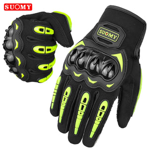 Gants moto mesh gris compatibles écran tactile - vue de face - vue 9