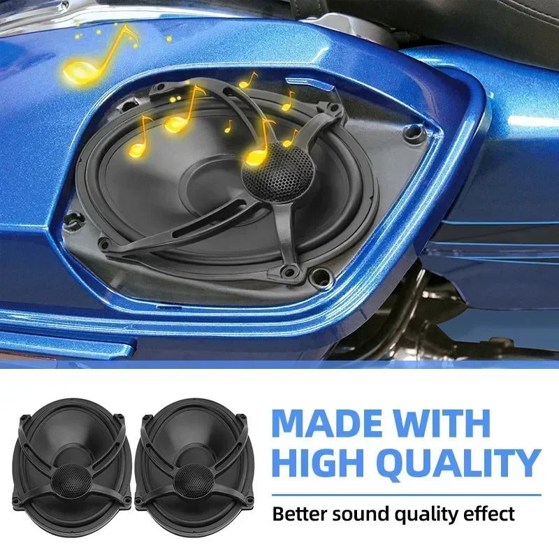 Haut-parleurs 5x7 pouces pour couvercles de sacoches Harley Touring 1994-2023 - vue 3