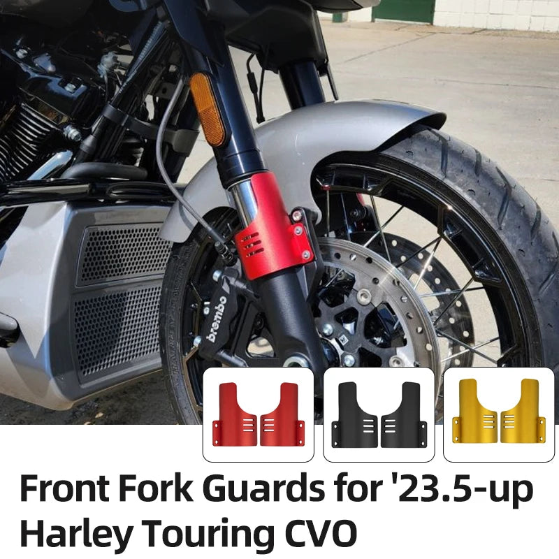 Protège-Fourche Avant CNC pour Harley 121 CVO, 117 Road Glide – photo 1/9