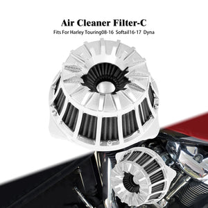 Filtre à Air Chromé - Harley-Davidson Touring, Road Glide FLHR, Softail, Dyna, Fat Boy, Sportster XL 883/1200 – photo 10/10