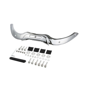 Garniture de pare-brise moto noire pour Harley Road Glide - vue 1