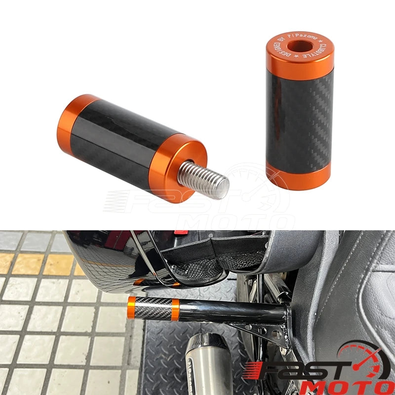 Embout de protection en aluminium pour barre de sécurité de moto Harley-Davidson - vue 13