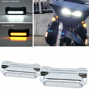 Feux LED de barre de protection pour Harley Touring - vue 1