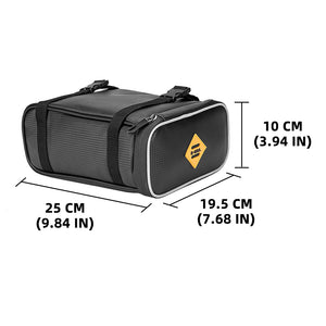 Sacoche arrière noire pour porte-bagages - vue 5