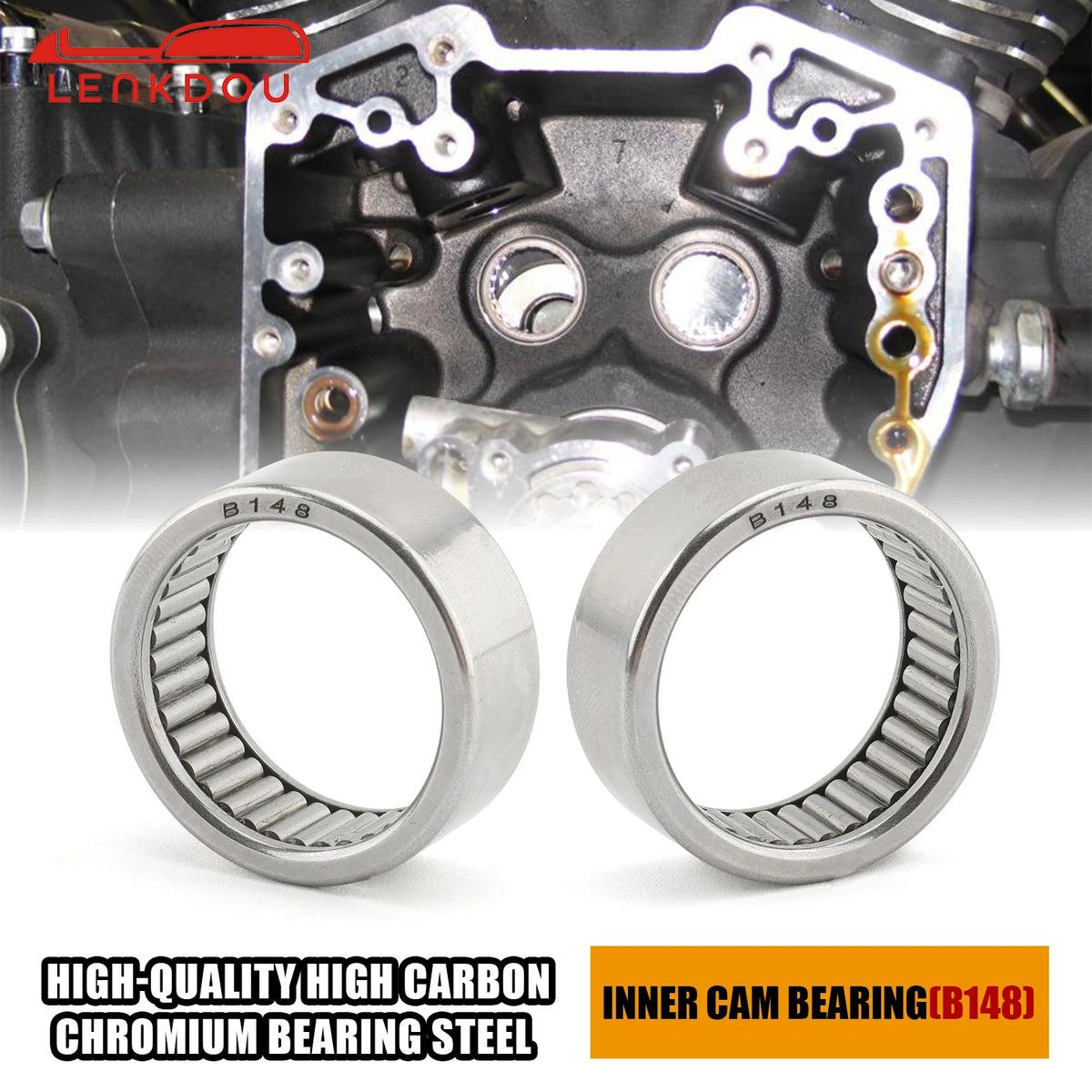 Roulement à aiguilles de came interne B-148 pour Harley Twin Cam, Touring, Road King, Street Glide, Dyna Low Rider, Softail Fat Boy