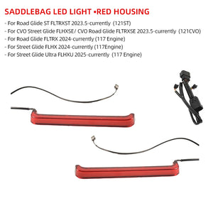 Feux LED de Sacoches Arrière avec Clignotant Intégré (Filler Panel Light) - Harley-Davidson Road Glide/Street Glide 121 CVO/ST, 117, Ultra – photo 11/12