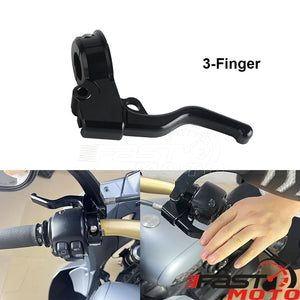 Levier d'embrayage chromé en aluminium pour moto Harley-Davidson Dyna - vue 16