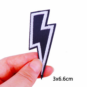 Écusson brodé crâne punk thermocollant style rock biker - vue 22