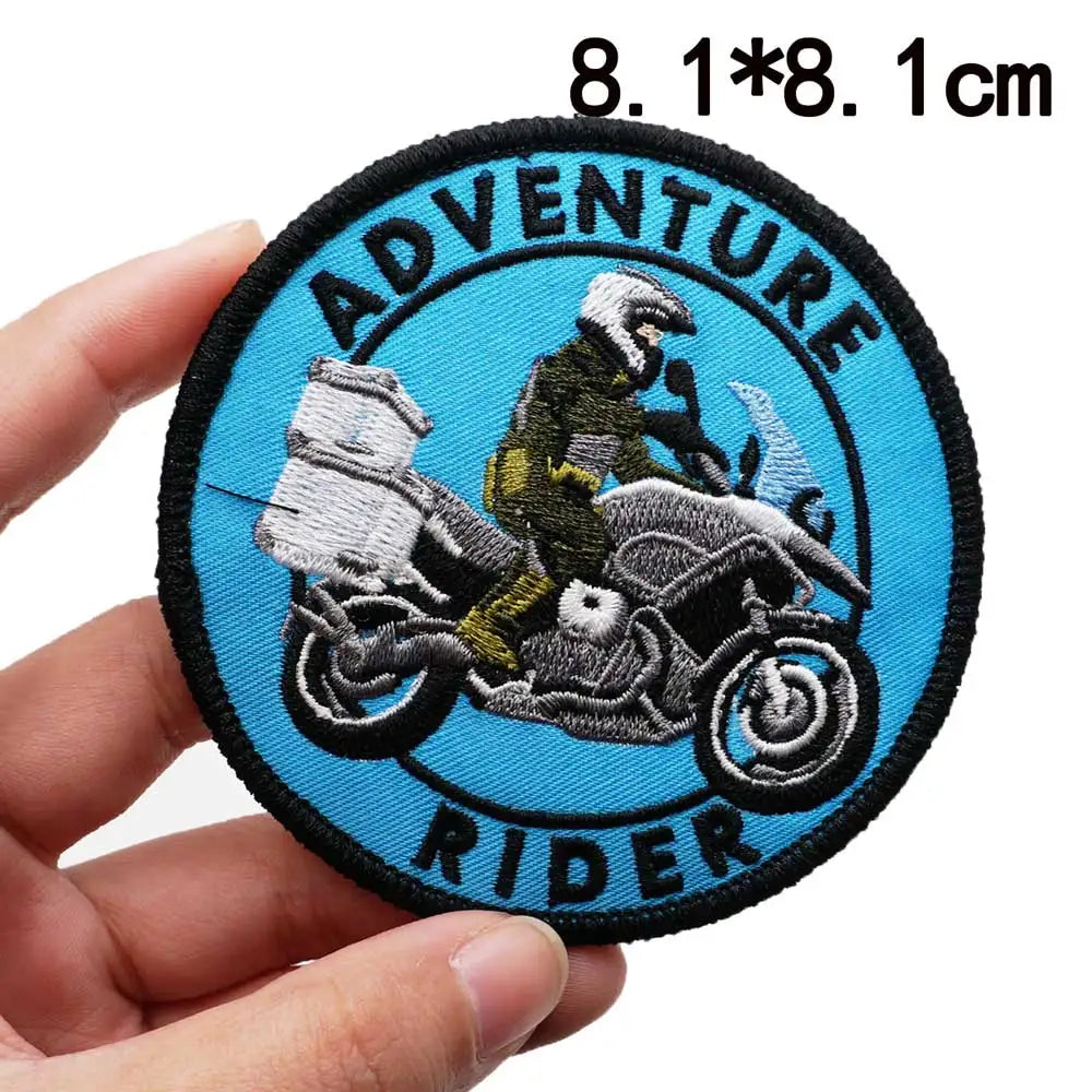 Écusson Adventure Rider simili-cuir - vue 2