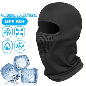 Cagoule moto coupe-vent respirante anti-UV UPF50+