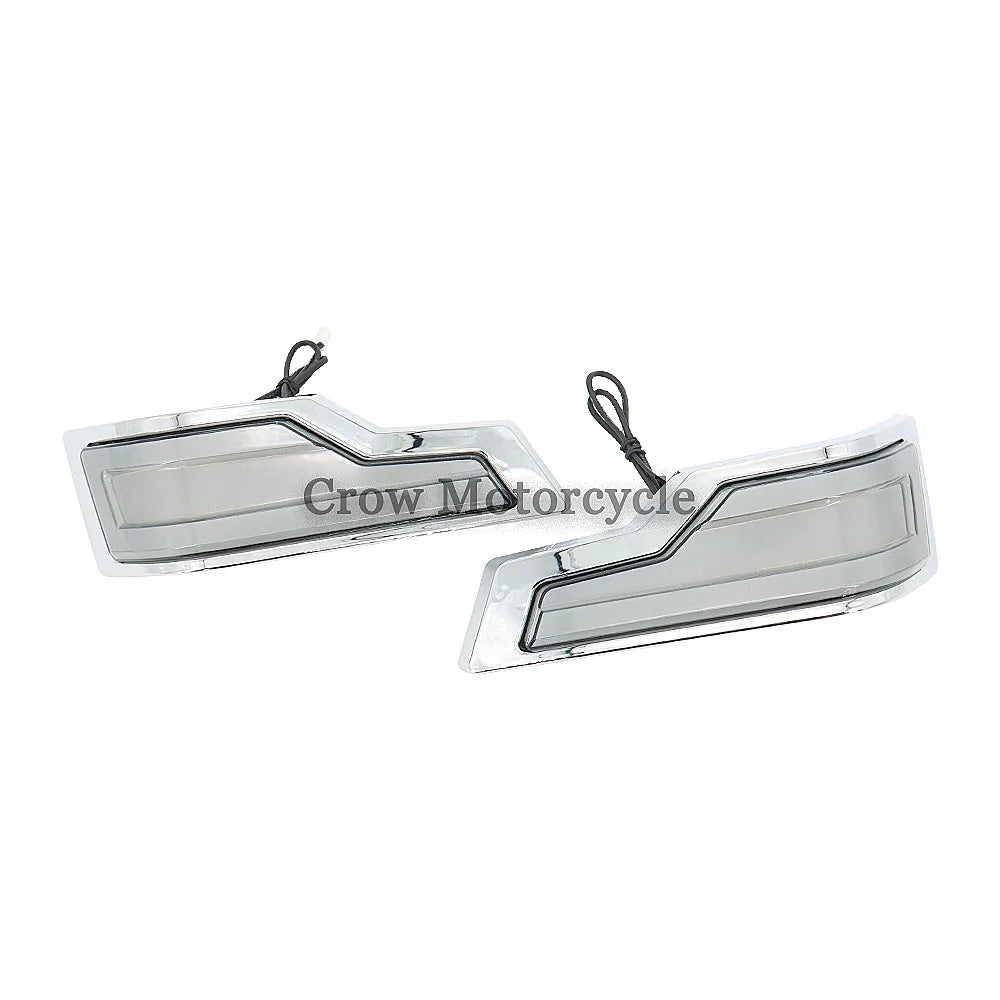 Feux LED de Top Case (Tour-Pak) Chrome, Lentille Rouge - Harley-Davidson Touring 2014-2022 & CVO 2023-2024 – photo 6/10
