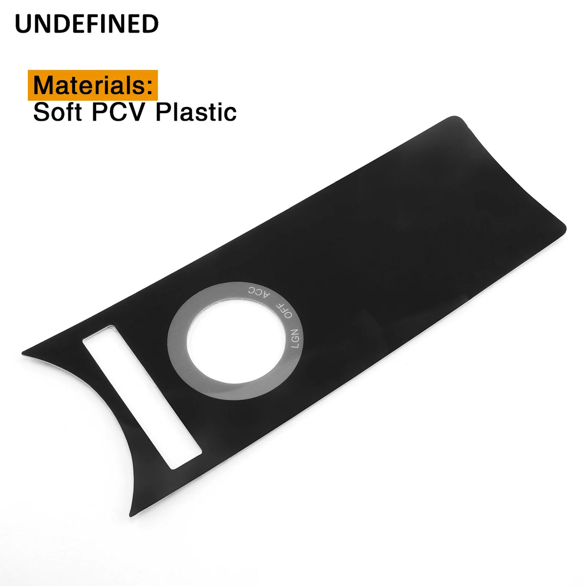 Insert adhésif noir brillant pour tableau de bord de moto Harley-Davidson Road King - vue 3
