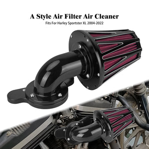 Filtre à air CNC gris et rouge pour moteur Harley-Davidson - vue 14