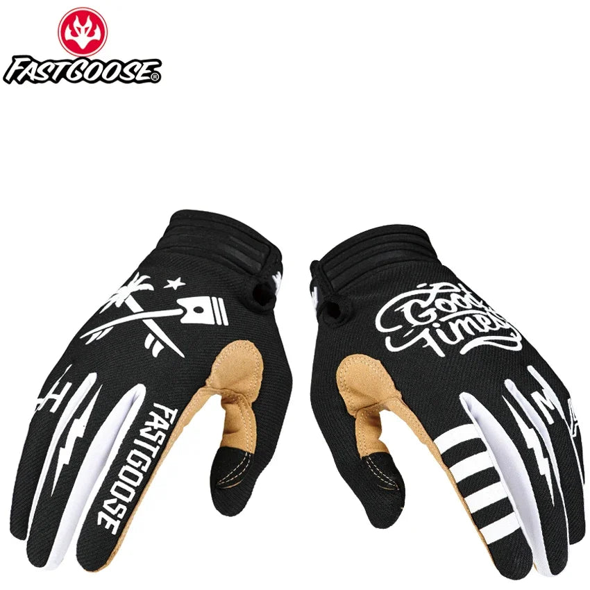 Gants moto été doigts longs - vue - vue 7