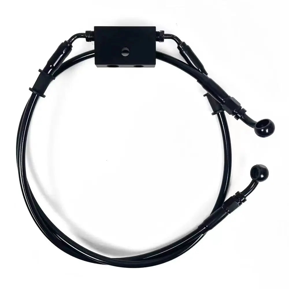 Durite de frein avant rallongée ABS pour Harley Sportster XL883 Iron, XL1200 Iron, Forty-Eight 72V, XL1200T, XL1200C 2014-2024