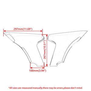 Panneau latéral de carénage ABS pour moto Harley Road Glide - vue 3