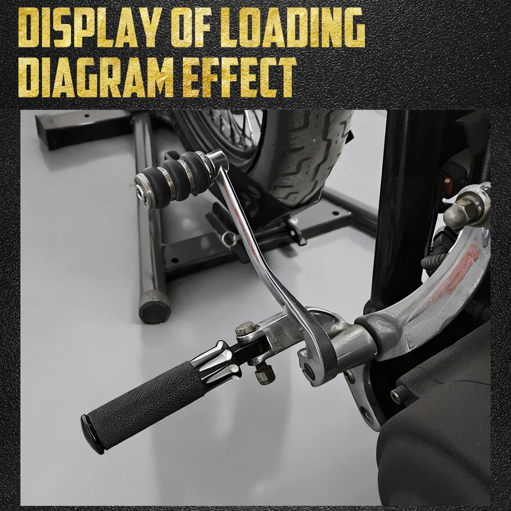 Repose-pieds passager (male mount) - Harley Softail, Touring, Sportster XL 883, 1200, Dyna, Low Rider FL – photo 3/8