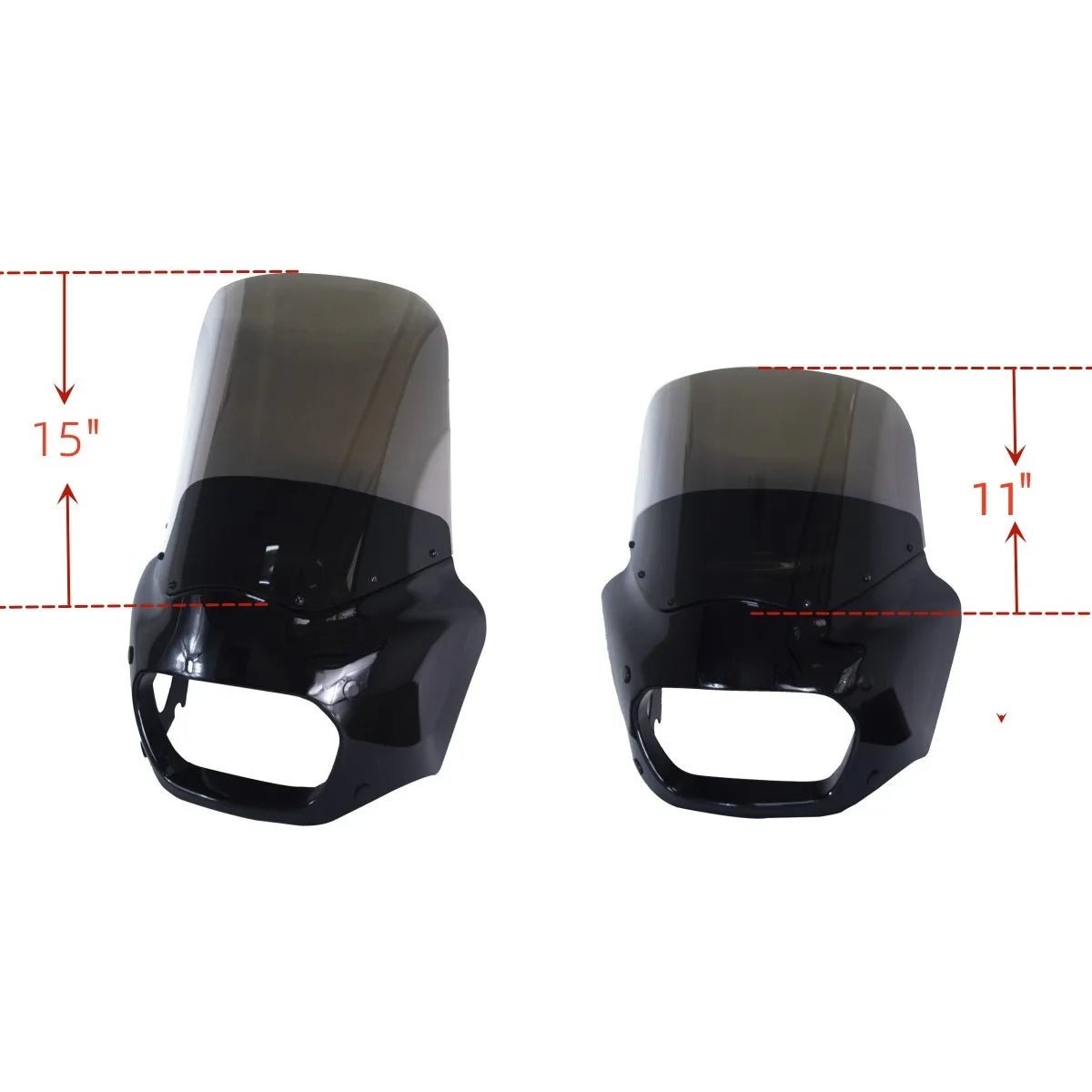 Carénage Road Warrior noir pour moto Harley Fat Bob - vue 3