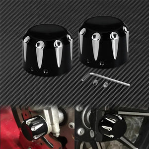 Caches d'écrou d'axe avant pour Harley Touring - vue 14