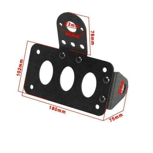 Support de plaque latéral pour Harley custom - vue 2