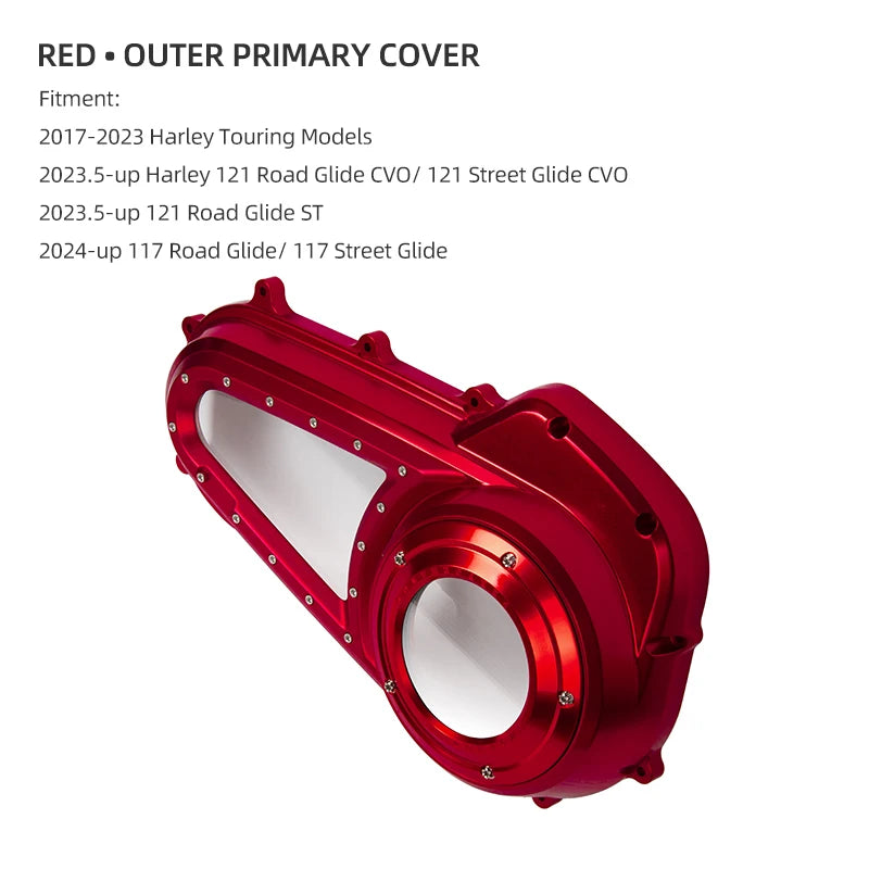 Cache de Carter Primaire (Outer Primary / Derby Cover) Aluminium - Harley-Davidson Touring Road Glide & Street Glide 2017-2024 – photo 10/24