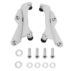 Kit de fixation amovible 4 points noir ou chrome pour Harley Touring - vue 7