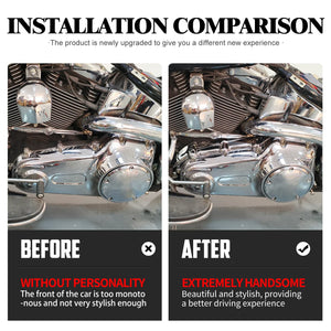 Cache de Carter Primaire Intérieur en Aluminium Chromé - Harley-Davidson Softail 2007-2017 – photo 2/6