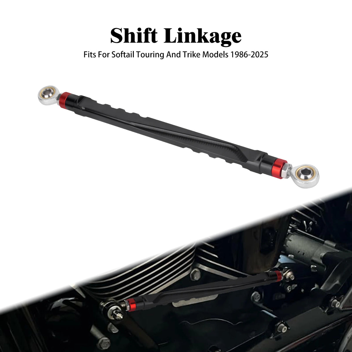 Levier de Sélecteur de Vitesse (Shift Linkage) - Harley-Davidson Softail, Touring 1986 et plus – photo 7/14