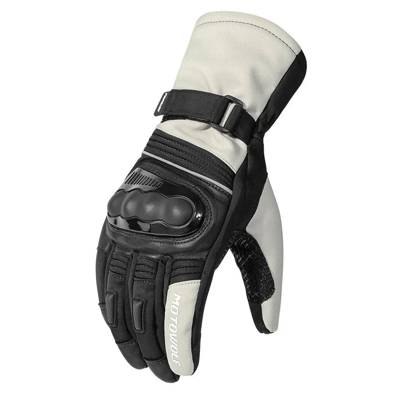 Gants moto hiver chauds MOTOWOLF - vue - vue 7