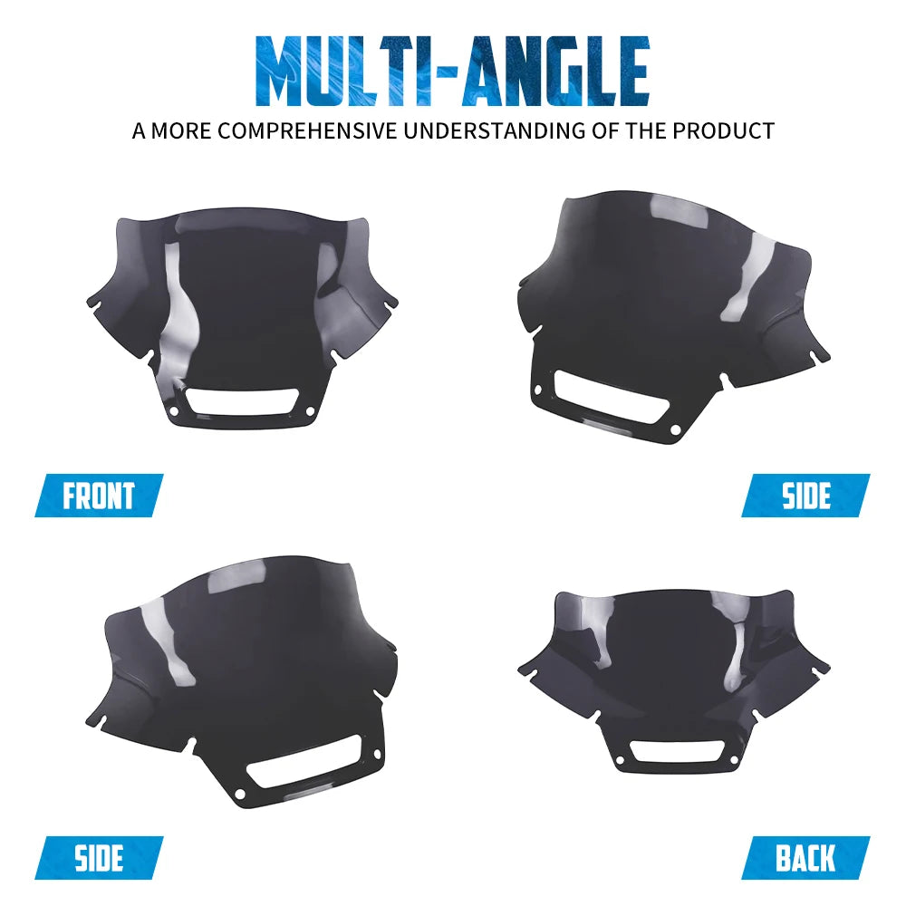 Pare-brise rouge pour Harley Low Rider ST - vue 4