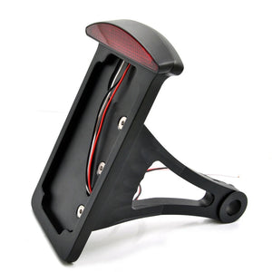 Support de plaque latéral avec feu LED pour Harley custom - vue 2