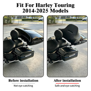 Coussin de dossier noir pour top case de Harley-Davidson Touring - vue 3