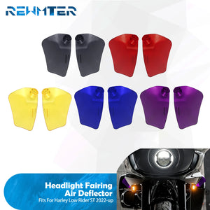 Déflecteur d'air latéral coloré pour carénage de phare Harley Low Rider ST - vue 1