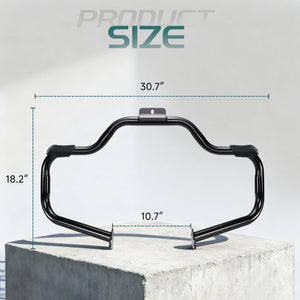 Barre de Protection Moteur 1.25" (Mustache Crash Bar) - Harley-Davidson Softail FL Heritage Classic, Fat Boy & Deluxe 2000-2017 – photo 3/6