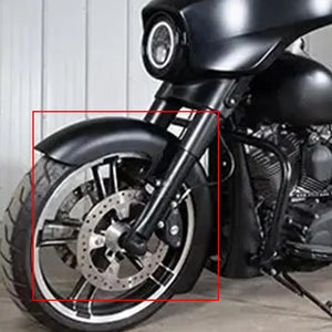 Garde-boue avant enveloppant en acier pour Harley Touring 19 pouces - vue 5